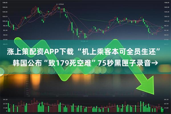 涨上策配资APP下载 “机上乘客本可全员生还” 韩国公布“致179死空难”75秒黑匣子录音→